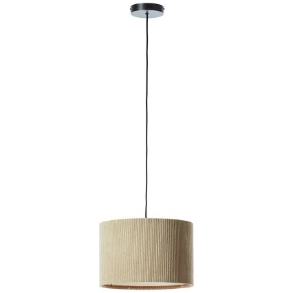 Brilliant - Pendel TONY 1xE27/20W/230V diameter 35 cm brun
