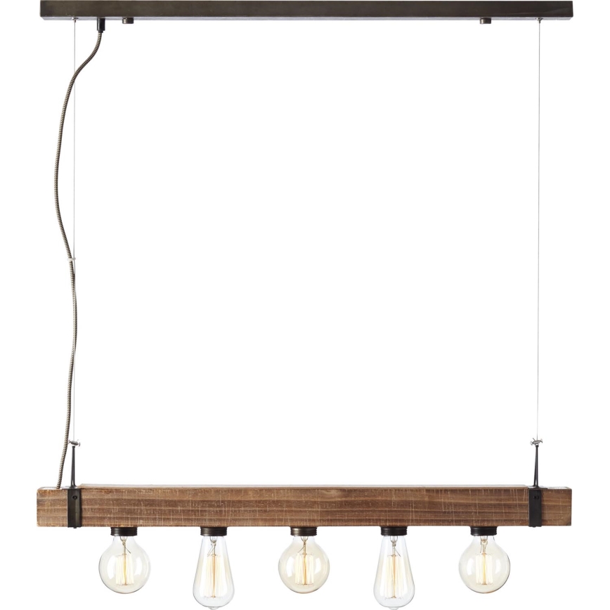 Brilliant - Pendel WOODHILL 5xE27/30W/230V