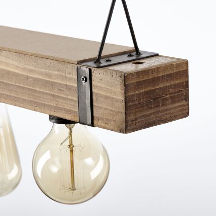 Brilliant - Pendel WOODHILL 5xE27/30W/230V