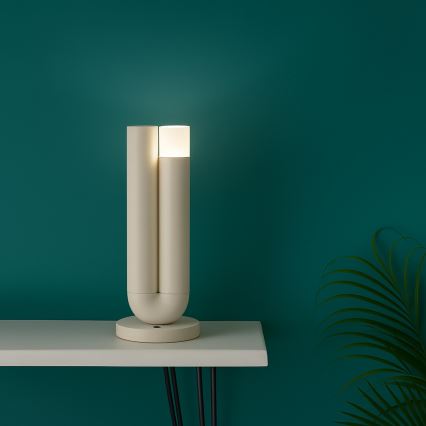 Brilliant - Dæmpbar genopladelig berøringsbetjent udendørs bordlampe SAYU LED/2,5W/5V 2700K 2600 mAh IP44 grå