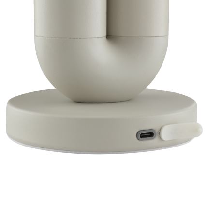 Brilliant - Dæmpbar genopladelig berøringsbetjent udendørs bordlampe SAYU LED/2,5W/5V 2700K 2600 mAh IP44 grå