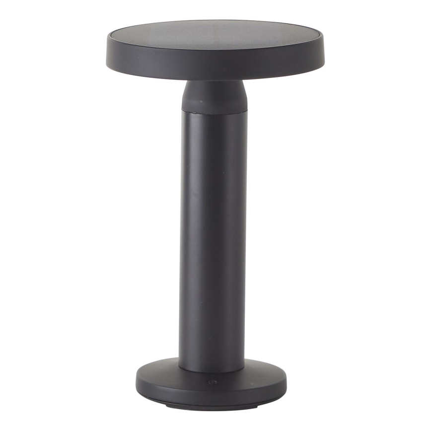 Brilliant - Soldrevet LED lampe m. touch-funktion dæmpbar MAGUA LED/2W/3,7V IP44 sort