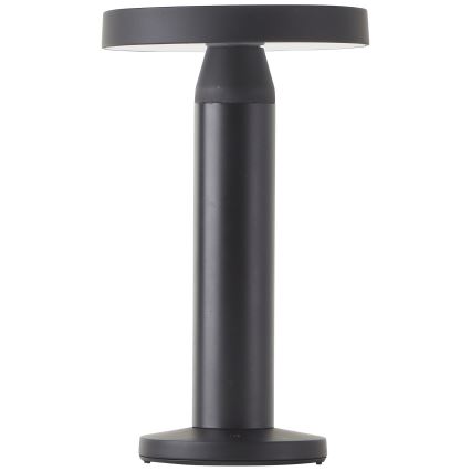 Brilliant - Soldrevet LED lampe m. touch-funktion dæmpbar MAGUA LED/2W/3,7V IP44 sort