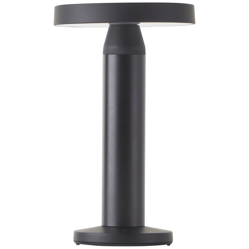 Brilliant - Soldrevet LED lampe m. touch-funktion dæmpbar MAGUA LED/2W/3,7V IP44 sort