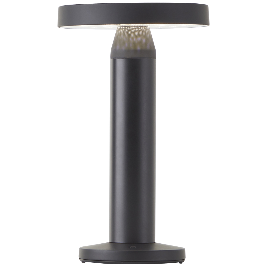 Brilliant - Soldrevet LED lampe m. touch-funktion dæmpbar MAGUA LED/2W/3,7V IP44 sort