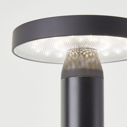 Brilliant - Soldrevet LED lampe m. touch-funktion dæmpbar MAGUA LED/2W/3,7V IP44 sort