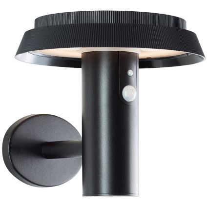 Brilliant - Soldrevet LED væglampe med sensor ALVERO LED/4W/3,7V IP44