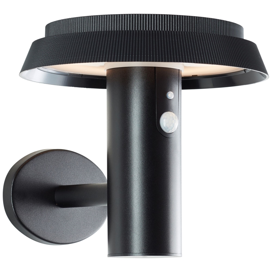 Brilliant - Soldrevet LED væglampe med sensor ALVERO LED/4W/3,7V IP44
