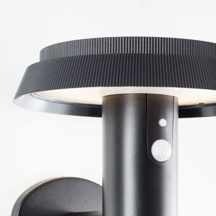 Brilliant - Soldrevet LED væglampe med sensor ALVERO LED/4W/3,7V IP44