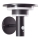 Brilliant - Soldrevet LED væglampe med sensor GARVINA LED/3W/3,7V IP44 sort