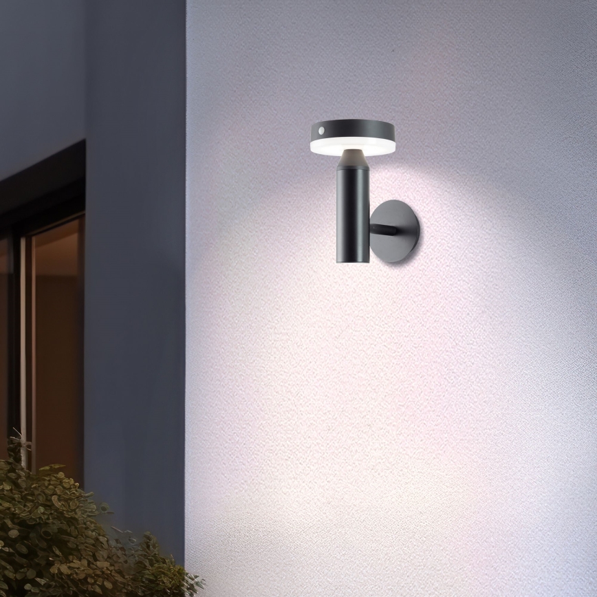 Brilliant - Soldrevet LED væglampe med sensor MAGUA LED/4W/3,7V IP44