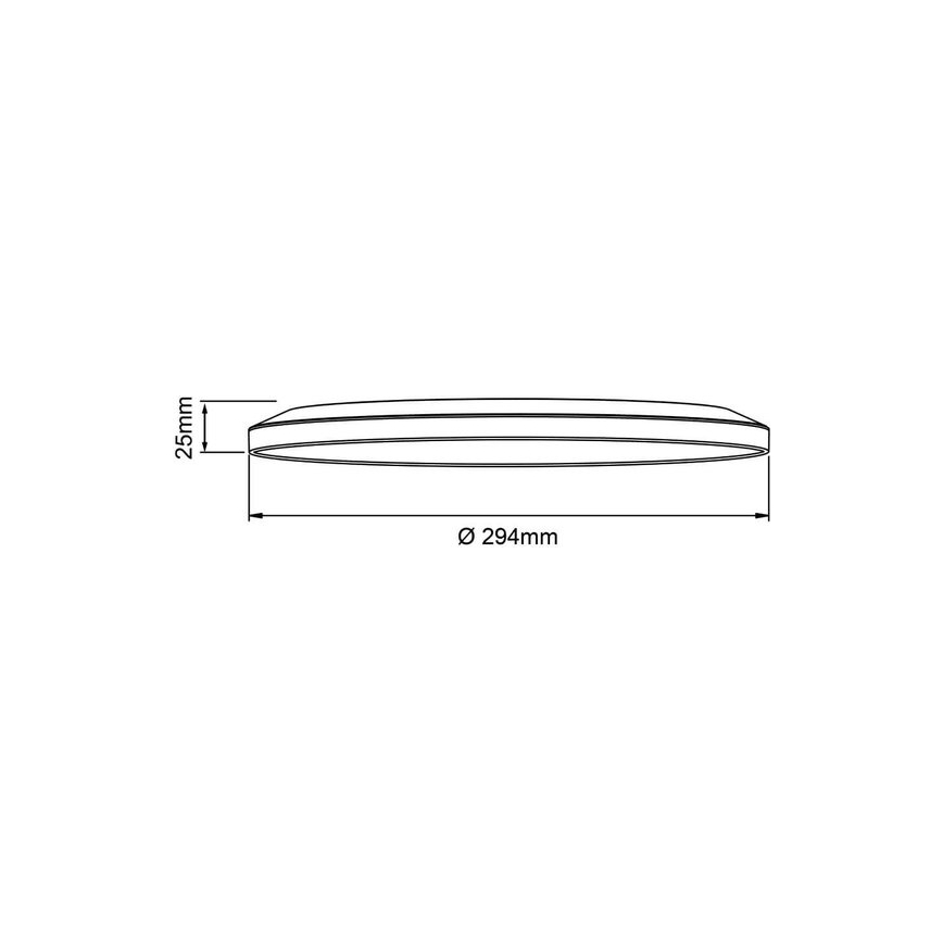 Brilliant - LED-dæmpbart loftsarmatur SORELL LED/18W/230V 3000-6500K Ø 29 cm hvid + fjernbetjening