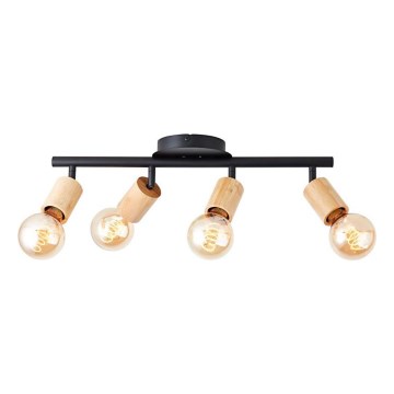 Brilliant - Spotlampe 4xE27/28W/230V bambus