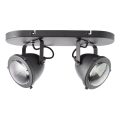 Brilliant - Spotlampe CARMEN 2xGU10/5W/230V sort