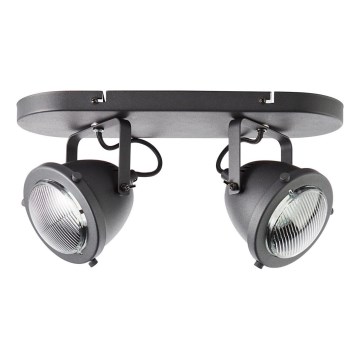 Brilliant - Spotlampe CARMEN 2xGU10/5W/230V sort