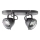 Brilliant - Spotlampe CARMEN 2xGU10/5W/230V sort