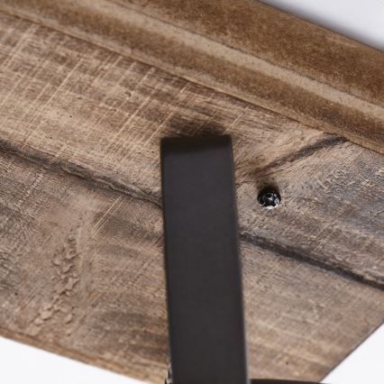 Brilliant - Spotlampe CARMEN WOOD 2xGU10/5W/230V eukalyptus