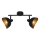 Brilliant - Spotlampe LAYTON 2xE14/25W/230V sort/guld