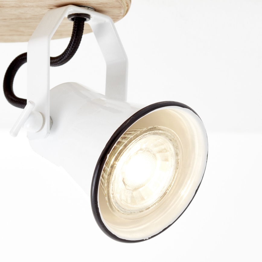 Brilliant - Spotlampe SEED 3xGU10/5W/230V hvid/beige