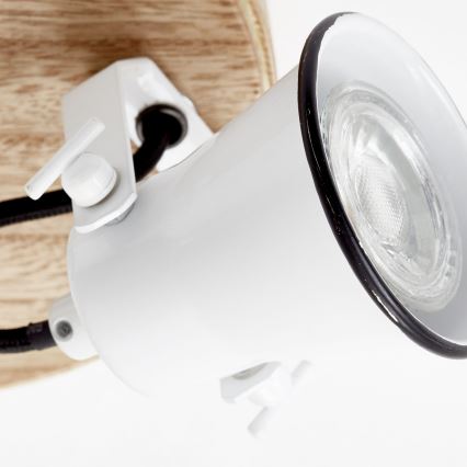 Brilliant - Spotlampe SEED 3xGU10/5W/230V hvid/beige