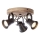 Brilliant - Spotlampe SEED 3xGU10/5W/230V sort/brun