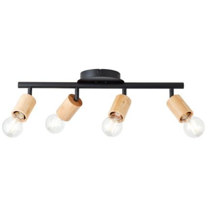 Brilliant - Spotlampe TIFFANY 4xE27/28W/230V bambus