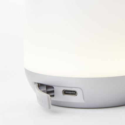 Brilliant - Udendørs LED bordlampe dæmpbar GEMMA LED/1,9W/5V IP44 hvid