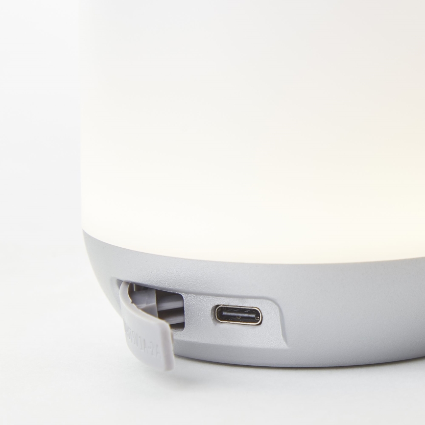 Brilliant - Udendørs LED bordlampe dæmpbar GEMMA LED/1,9W/5V IP44 hvid