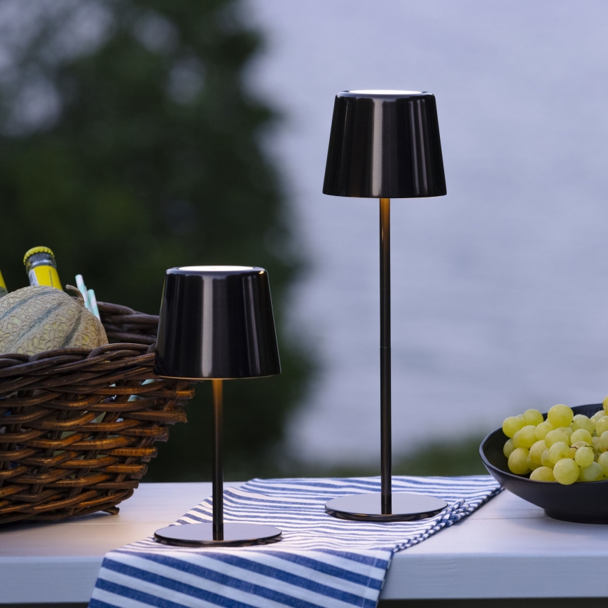 Brilliant - LED Dæmpbar touch-funktion udendørs lampe XAANA LED/4W/5V 3000/4000/6500K IP44 sort