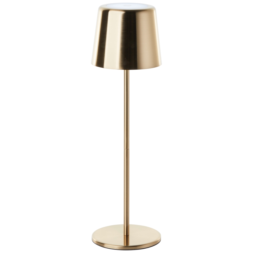 Brilliant - Udendørs LED lampe m. touch-funktion dæmpbar XAANA LED/4W/5V 3000/4000/6500K IP44 guldfarvet