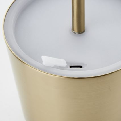 Brilliant - Udendørs LED lampe m. touch-funktion dæmpbar XAANA LED/4W/5V 3000/4000/6500K IP44 guldfarvet