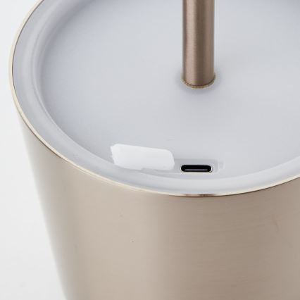 Brilliant - Udendørs LED lampe m. touch-funktion dæmpbar XAANA LED/4W/5V 3000/4000/6500K IP44 kobber