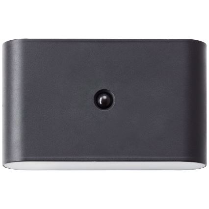Brilliant - Udendørs LED væglampe med sensor genopladelig XINO LED/3W/5V IP44 sort