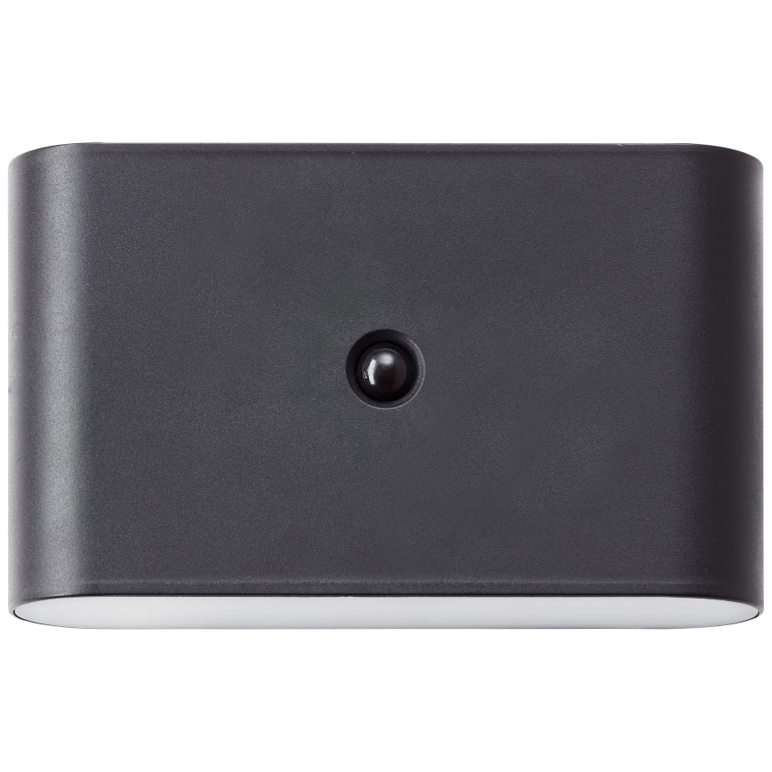 Brilliant - Udendørs LED væglampe med sensor genopladelig XINO LED/3W/5V IP44 sort