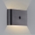 Brilliant - Udendørs LED væglampe med sensor genopladelig XINO LED/3W/5V IP44 sort