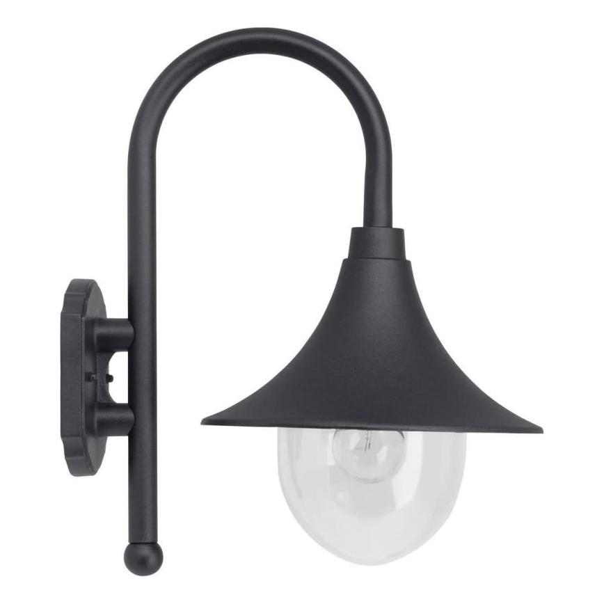 Brilliant - Udendørs væglampe BERNA 1xE27/60W/230V IP44 sort