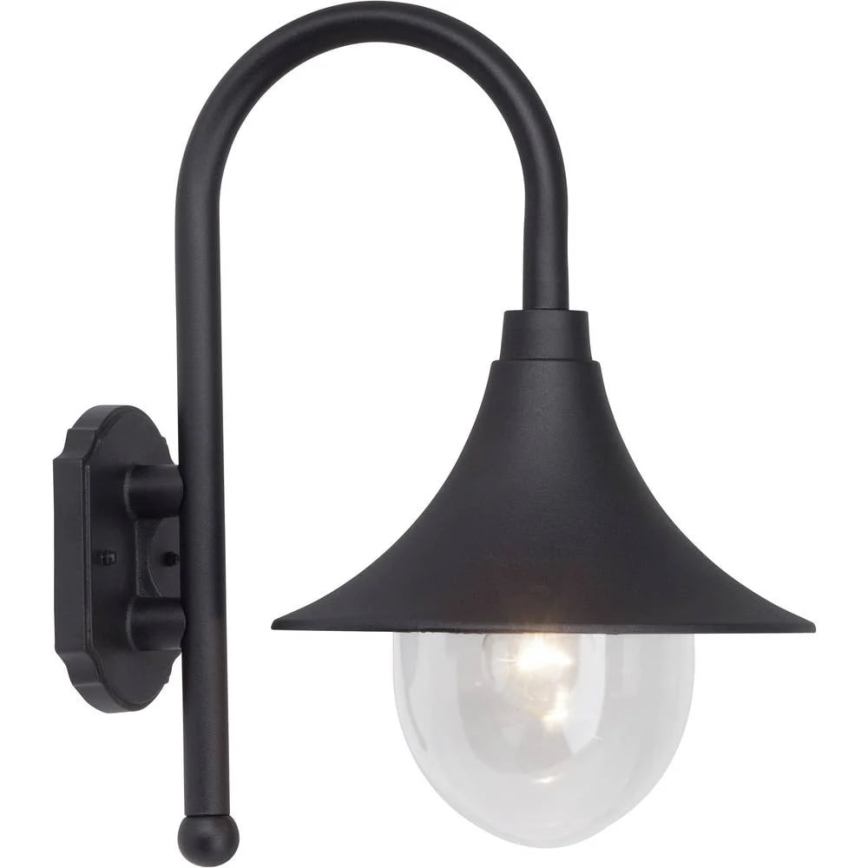Brilliant - Udendørs væglampe BERNA 1xE27/60W/230V IP44 sort