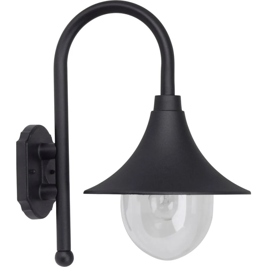 Brilliant - Udendørs væglampe BERNA 1xE27/60W/230V IP44 sort