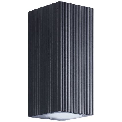 Brilliant - Udendørs væglampe JELANI 2xGU10/10W/230V IP44 sort