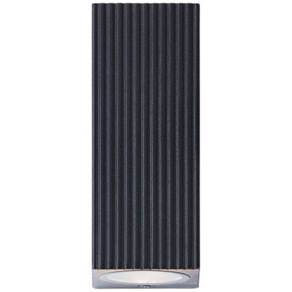 Brilliant - Udendørs væglampe JELANI 2xGU10/10W/230V IP44 sort