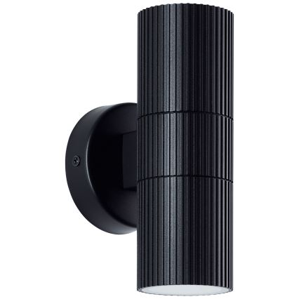 Brilliant - Udendørs væglampe KEOLA 2xGU10/10W/230V IP44 sort