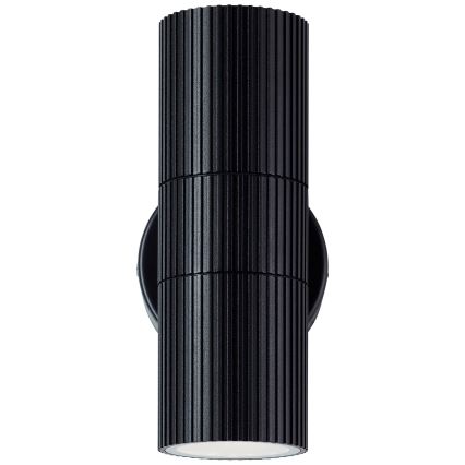 Brilliant - Udendørs væglampe KEOLA 2xGU10/10W/230V IP44 sort