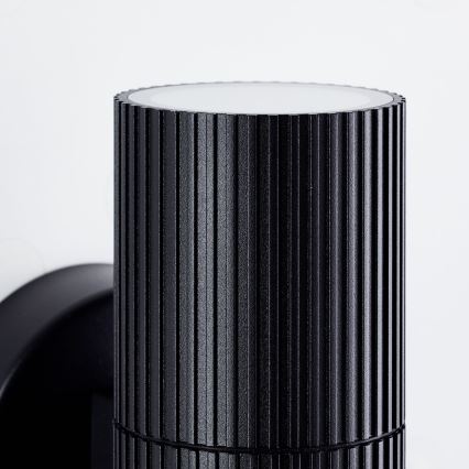 Brilliant - Udendørs væglampe KEOLA 2xGU10/10W/230V IP44 sort