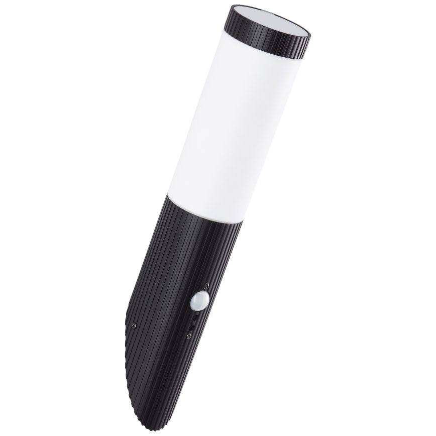 Brilliant - Udendørs væglampe med sensor KALEO 1xE27/10W/230V IP44 sort