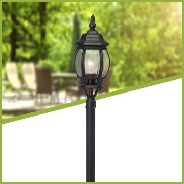 Brilliant - Udendørslampe ISTRIA 1xE27/60W/230V 112 cm IP23 sort