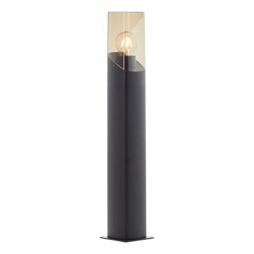 Brilliant - Udendørslampe MINOU 1xE27/10W/230V 60 cm IP44 sort/røget
