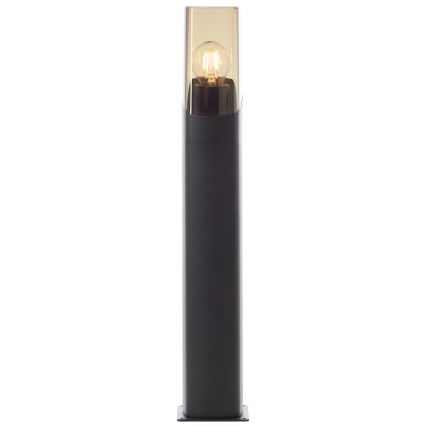 Brilliant - Udendørslampe MINOU 1xE27/10W/230V 60 cm IP44 sort/røget