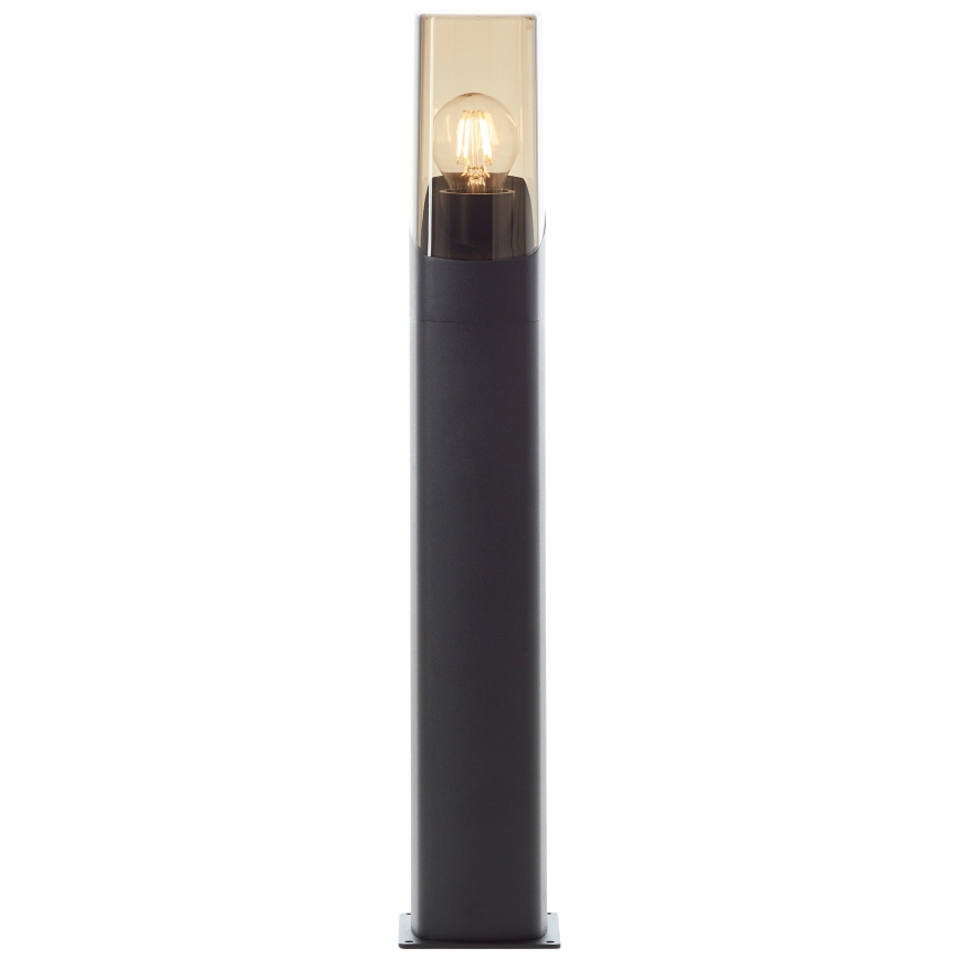Brilliant - Udendørslampe MINOU 1xE27/10W/230V 60 cm IP44 sort/røget