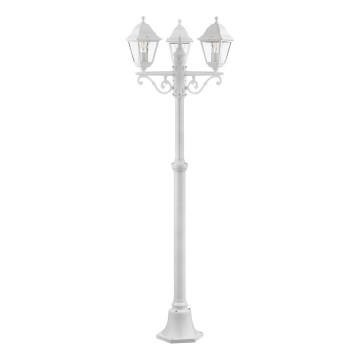 Brilliant - Udendørslampe NISSIE 3xE27/60W/230V IP44 hvid