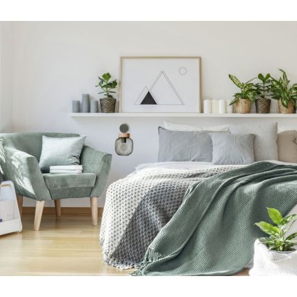Brilliant - Væglampe GIADA 1xE27/40W/230V grøn